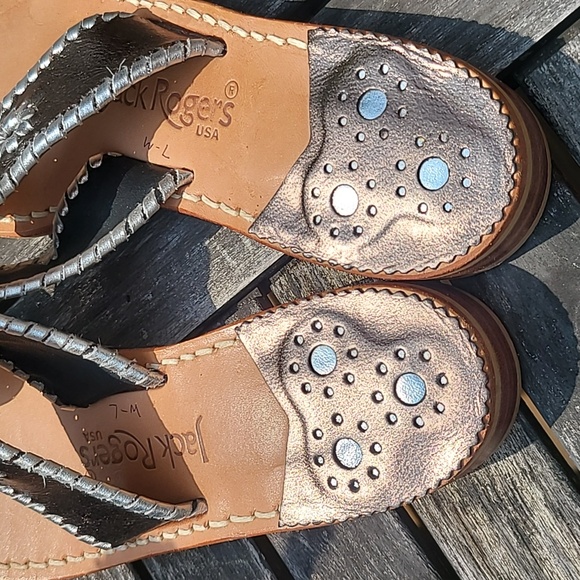 Jack Rogers Jacks Flat Sandals 7M - Picture 6 of 10